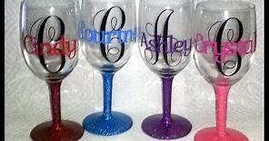 personalized wine glasses
