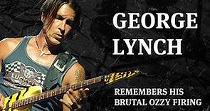 George Lynch Remembers His Brutal Ozzy Firing