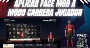 Como aplicar Face mod al modo carrera jugador en FIFA 23 tutorial