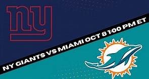 Miami Dolphins vs New York Giants Prediction and Picks - NFL Picks Week 5