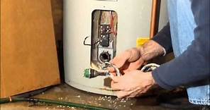 Replacing a water heater element