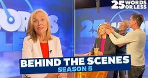 Behind The Scenes Sneak Peek! Making of Season 5 | 25 Words or Less Game Show with Meredith Vieira