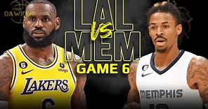 Los Angeles Lakers vs Memphis Grizzlies Game 6 Full Highlights | 2023 WCR1 | FreeDawkins