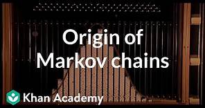 Origin of Markov chains | Journey into information theory | Computer Science | Khan Academy