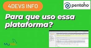 Como uso o site 4DEVS info + Pentaho + SQL