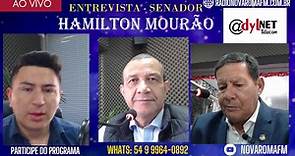 Senador Hamilton Mourão Na Rádio Nova Roma FM - ENTREVISTA