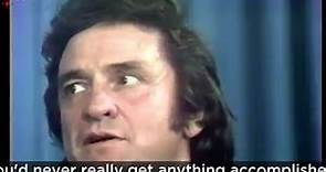Johnny Cash describes June Carter (1975)