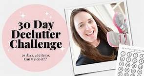 ✨ 30 DAY DECLUTTER CHALLENGE // We attempt to let go of 465 items in 30 days...can we do it?!?!