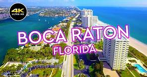 BOCA RATON, Florida - Aerial [4K Drone]