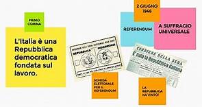 Articolo 1 Costituzione Repubblica italiana - Didattica online - FAD