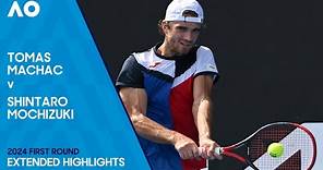 Tomas Machac v Shintaro Mochizuki Extended Highlights | Australian Open 2024 First Round