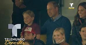 Divertida celebración del hijo del Príncipe Guillermo por gol del Aston Villa | Telemundo Deportes