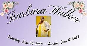 Celebration of Life for Barbara J. Walker | June 14, 2023