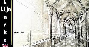 Easy CHURCH for beginners Interior drawing