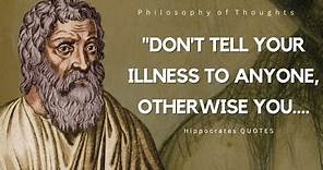 The Best Quotes of Hippocrates,the Father of Medicine|| you should know Before you Get Old