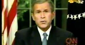 George W. Bush The Night of 9-11-01