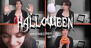 French HALLOWEEN Words with Lya!