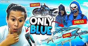Only Blue 💙 Challenge in Solo Vs Squad Br Ranked Mode 😎 Tonde Gamer - Garena Free Fire Max
