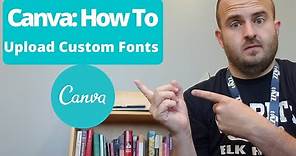 How to Upload Custom/Free Fonts to Canva