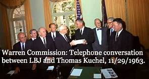 LBJ and Thomas Kuchel, 11/29/1963. 8:30P.