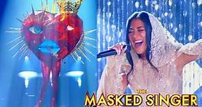 Nicole Scherzinger Rock Out With Queen of Hearts - Masked Singer