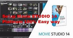 How to Setup/install Vegas movie studio Platinum 14 easy Way 100% easy proces