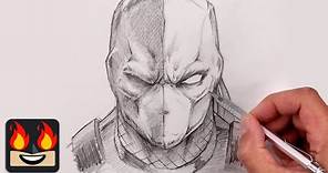 How To Draw Deathstroke | Sketch Tutorial