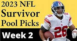 NFL Survivor Advice Week 2: How to win football survivor 2023