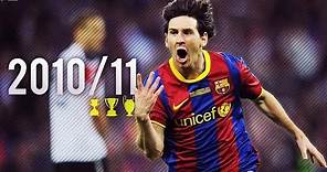 Lionel Messi ● 2010/11 ● Goals, Skills & Assists