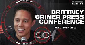 [FULL INTERVIEW] Brittney Griner's first press conference since being released from Russian prison