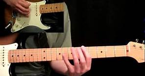 Kansas - Carry On Wayward Son Guitar Lesson Pt.1 - Main Riffs & Intro Solo