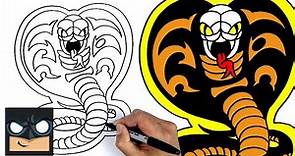 How To Draw Cobra Kai Logo | Cartooning Club