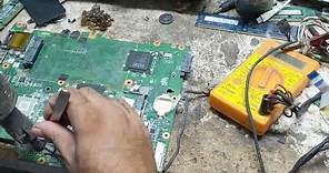 HP COMPAQ PRESARIO CQ61 POWER ISSUE LAPTOP MONTHERBOARD Repair Not Turning On Death Position FIXED