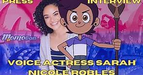 Press Interview with Voice Actress Sarah Nicole Robles At MomoCon 2023