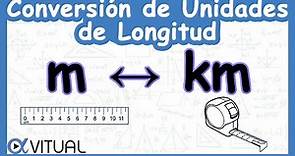 📏 Conversión de Unidades de Longitud: Metros (m) a Kilómetros (km) y Kilómetros a Metros