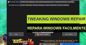 Tweaking Windows Repair El mejor Programa para Reparar Windows Facilmente