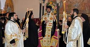 Former and Current Metropolitan Evangelos and Apostlos of New Jersey  at the Synod of the Phanar - The National Herald