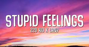 220 KID x LANY - Stupid Feelings (Lyrics)