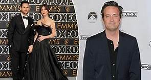 Matthew Perry’s ex Lizzy Caplan attends Emmys with husband as ‘Friends’ star is honored
