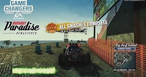 Burnout Paradise Remastered - All 75 Big Surf Island Smashes Locations Guide