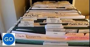How to Organize Your Filing Cabinet Files