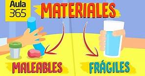 ¿Cuáles son las propiedades de los materiales? | videos Educativos Aula365