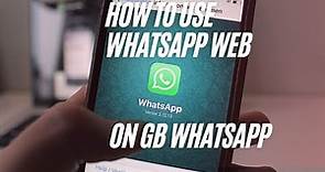 How to use WhatsApp Web in the updated Gb WhatsApp (link devices )