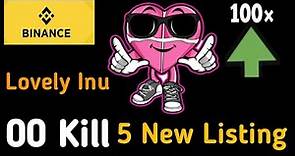 Lovely inu 5 New Listing | lovely inu Kucoin listing | lovely inu coin news today hindi #lovelyinu