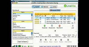 Downloading Music with Limewire
