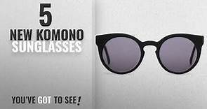 Top 10 Komono Sunglasses [ Winter 2018 ]: Komono Kom-s2005 Crafted Lulu Unisex Black / Grey Round