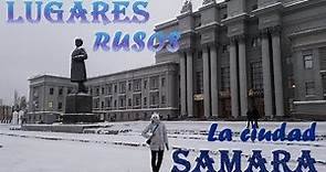 CONOCER RUSIA. La ciudad SAMARA. Lugares para visitar. Samara por el invierno.