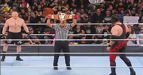 Kane vs Brock Lesnar - Universal Title Match - 2018