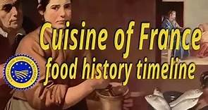 Anthropology of Food and Eating, Cuisine of France, food history timeline By Friendly Dalek