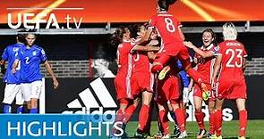 Women's EURO highlights: Italy 1-2 Russia